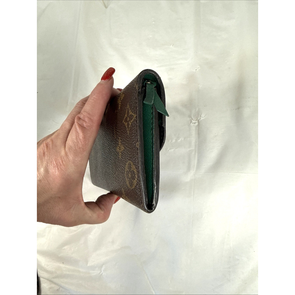 Louis Vuitton Portefeuil Emily Green Monogram Long Wallet - Picture 14 of 14